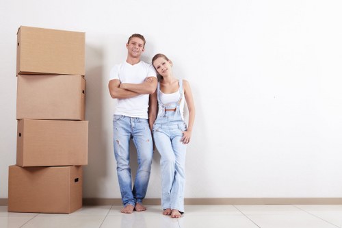 Man and van removals service in Hampstead near residential streets