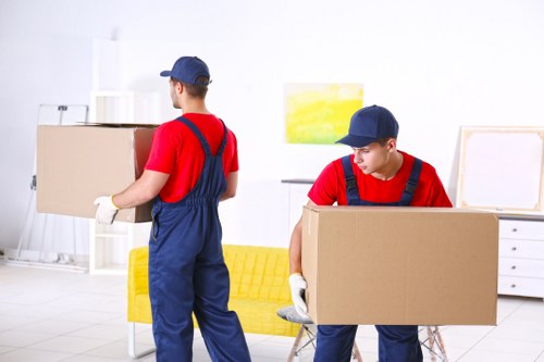 Professional packing support for a Hampstead home with careful box organisation