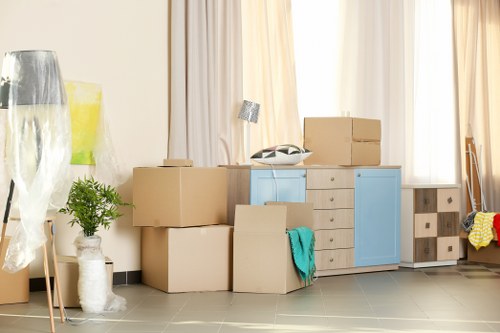 Van loading support for a Hampstead home move