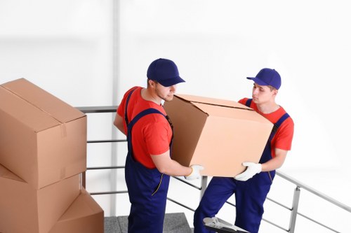 Furniture loading and transport by a Hampstead man and van team