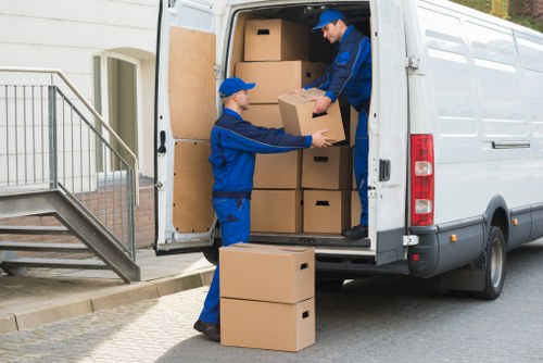 Business furniture and documents prepared for office removals in Hampstead