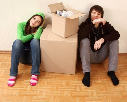 Removal van ready for a Hampstead home move
