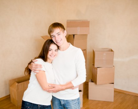House movers preparing a Hampstead home relocation