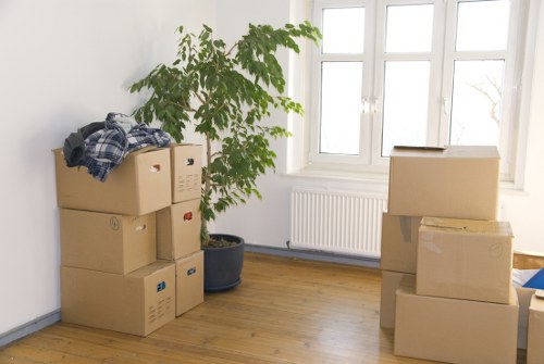 Unpacking service setting up a Hampstead property room by room after relocation
