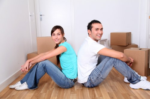 Moving day planning and property protection for a Hampstead removals job