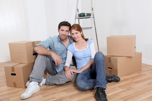 Organised packing and unpacking for a Hampstead apartment and family belongings