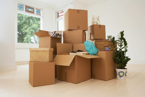 Packing and handling office equipment during a Hampstead relocation