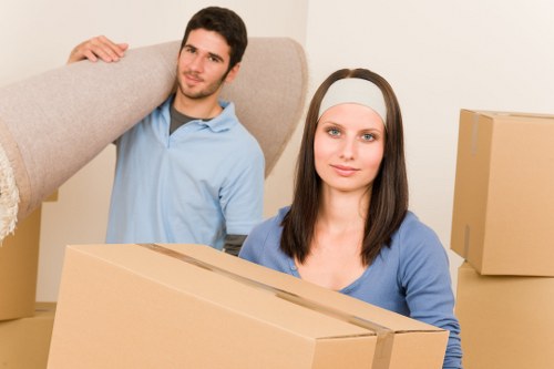 Careful packing and loading for a Hampstead property move
